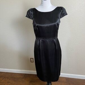 Moschino Cheap and Chic Satin Little Black Dress Size 10